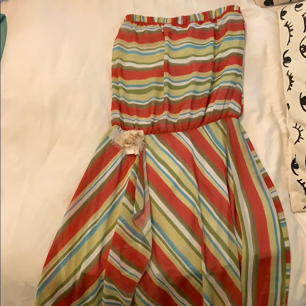 Strapless Summer Dress